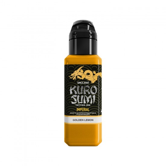Kuro Sumi Imperial Tattoo Ink - Golden Lemon - 22ml Kuro Sumi Imperial Tattoo Ink - Golden Lemon - 22ml