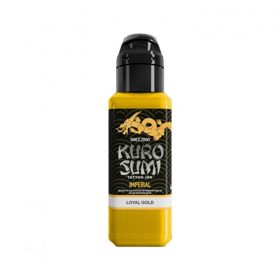 Kuro Sumi Imperial Tattoo Ink - Loyal Gold - 22ml Kuro Sumi Imperial Tattoo Ink - Loyal Gold - 22ml