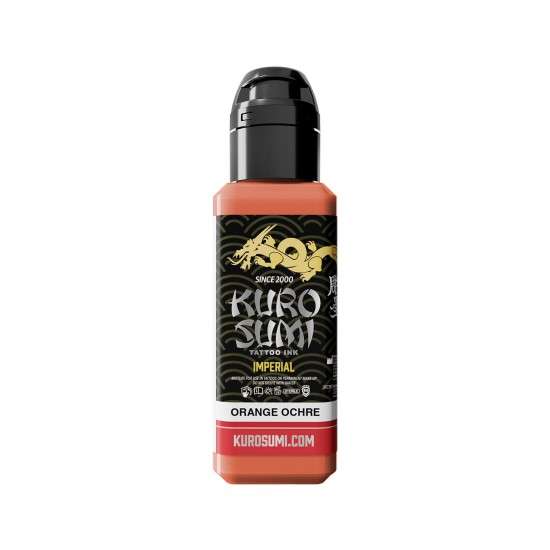 Kuro Sumi Imperial Tattoo Ink - Orange Ochre - 22ml Kuro Sumi Imperial Tattoo Ink - Orange Ochre - 22ml