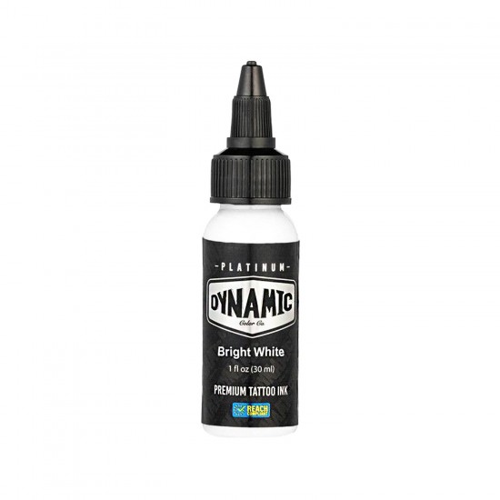 Platinum by Dynamic Tattoo Ink - Bright White - 30 ml