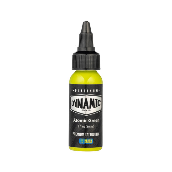Platinum by Dynamic Tattoo Ink - Atomic Green 30ml Platinum by Dynamic Tattoo Ink - Atomic Green 30ml