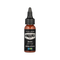 Platinum by Dynamic Tattoo Ink - Brown 30ml Platinum by Dynamic Tattoo Ink - Brown 30ml
