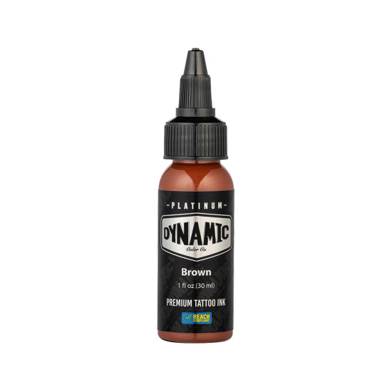 Platinum by Dynamic Tattoo Ink - Brown 30ml Platinum by Dynamic Tattoo Ink - Brown 30ml