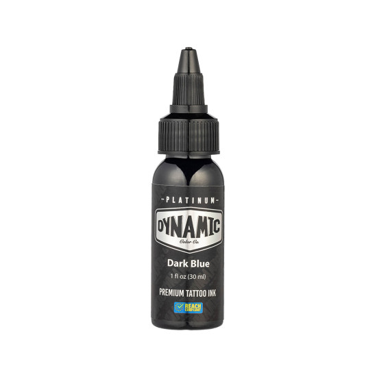 Platinum by Dynamic Tattoo Ink - Dark Blue 30ml Platinum by Dynamic Tattoo Ink - Dark Blue 30ml