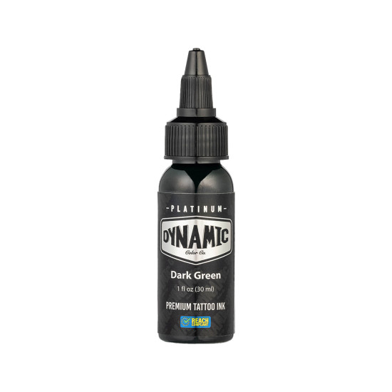 Platinum by Dynamic Tattoo Ink - Dark Green 30ml Platinum by Dynamic Tattoo Ink - Dark Green 30ml
