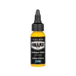 Platinum by Dynamic Tattoo Ink - Sunflower Yellow 30 ml Platinum by Dynamic Tattoo Ink - Sunflower Yellow 30 ml