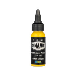 Platinum by Dynamic Tattoo Ink - Highlighter Yellow 30 ml Platinum by Dynamic Tattoo Ink - Highlighter Yellow 30 ml