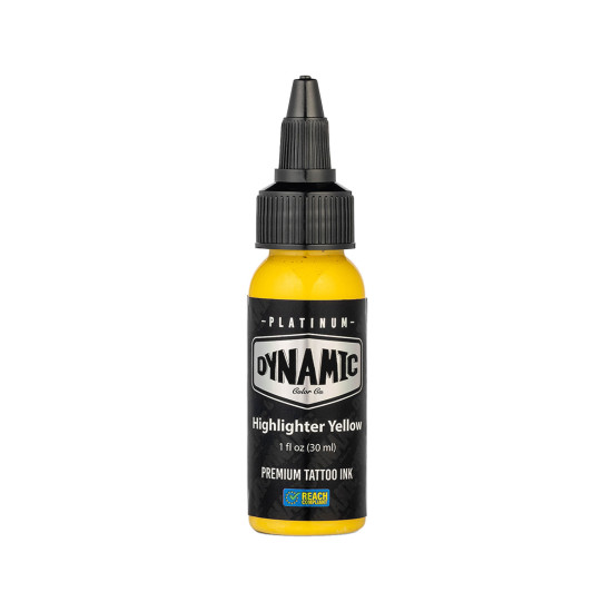 Platinum by Dynamic Tattoo Ink - Highlighter Yellow 30 ml Platinum by Dynamic Tattoo Ink - Highlighter Yellow 30 ml