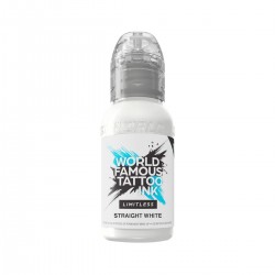 World Famous Limitless Tattoo Ink 30ML - Straight White World Famous Limitless Tattoo Ink 30ML - Straight White
