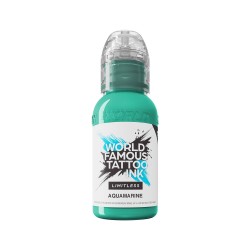 World Famous Limitless Tattoo Ink - AQUAMARINE -30ML