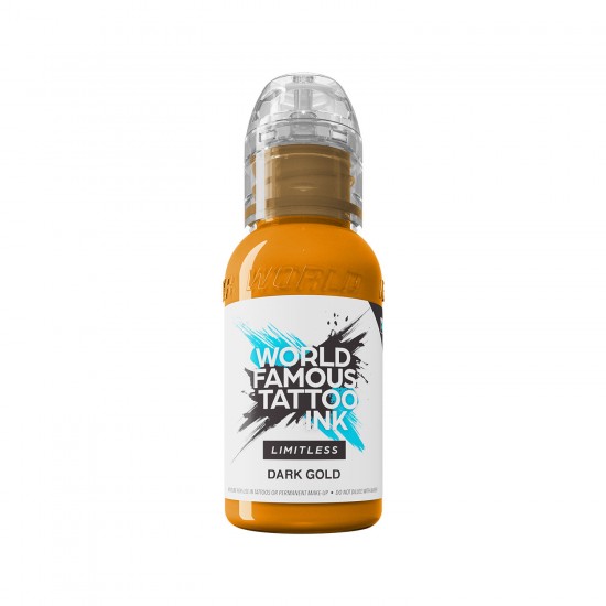 World Famous Limitless Tattoo Ink - DARK GOLD -30ML World Famous Limitless Tattoo Ink - DARK GOLD -30ML