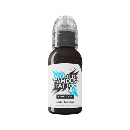 World Famous Limitless Tattoo Ink - DEEP SIENNA -30ML World Famous Limitless Tattoo Ink - DEEP SIENNA -30ML
