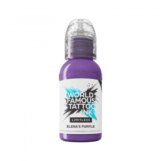 World Famous Limitless Tattoo Ink - ELENA'S PURPLE-30ML