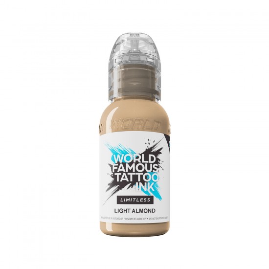 World Famous Limitless Tattoo Ink - LIGHT ALMOND -30ML
