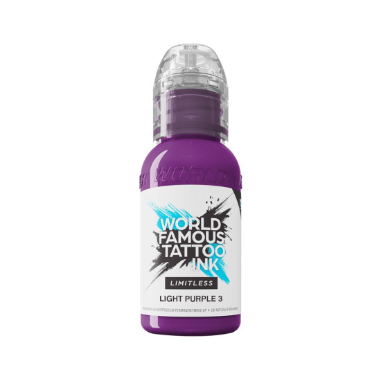 World Famous Limitless Tattoo Ink - Light Purple 3 30 ml World Famous Limitless Tattoo Ink - Light Purple 3 30 ml