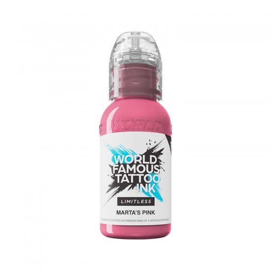 World Famous Limitless Tattoo Ink - MARTA'S PINK -30ML