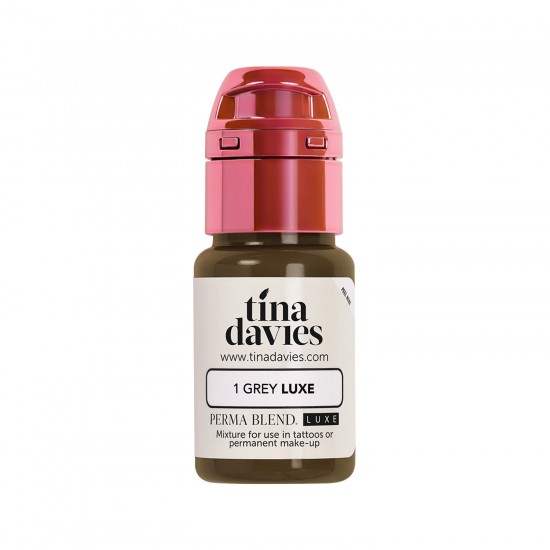 Perma Blend Luxe PMU Ink – Tina Davies I Love Ink Eyebrow Collection – 1 GREY LUXE-15 ml Perma Blend Luxe PMU Ink – Tina Davies I Love Ink Eyebrow Collection – 1 GREY LUXE-15 ml