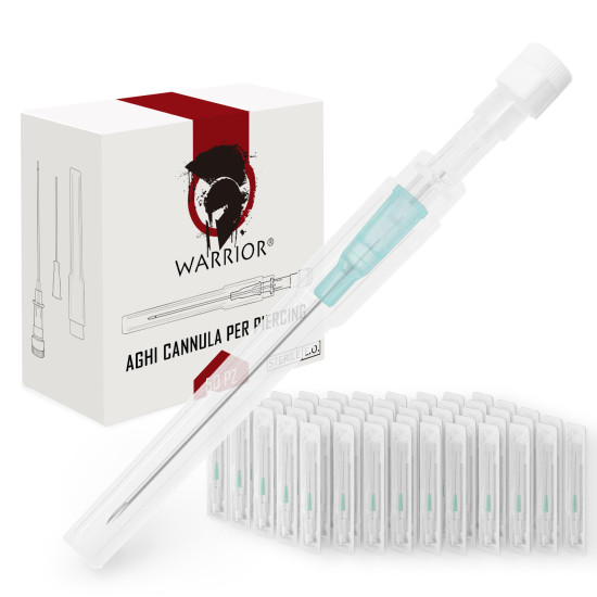 Agi Cannula Auto-Rimovibile per Piercing - 50 pz/box Agi Cannula Auto-Rimovibile per Piercing - 50 pz/box