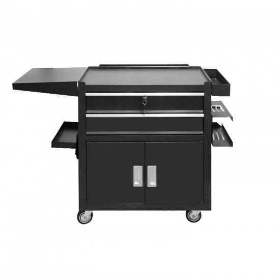 Carrello Professionale per Tatuaggi con Cassetti e Ripiani – Mobile da Lavoro con Ruote