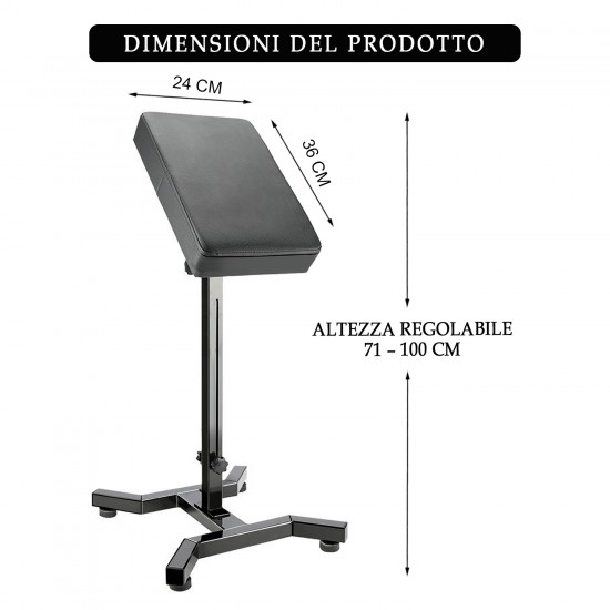 Verstellbare Tattoo-Armstütze mit 5-Fuß-Basis