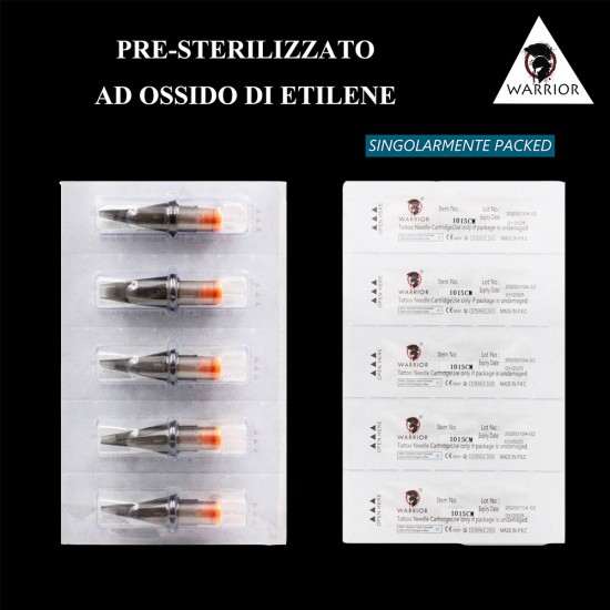 WARRIOR Nouvelles cartouches de tatouage CURVE MAGNUM