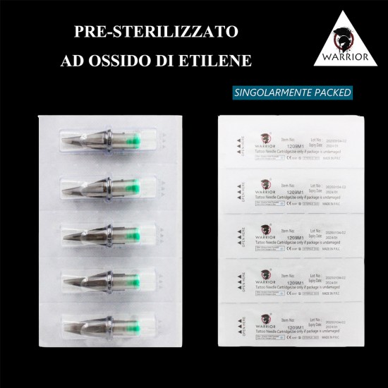 WARRIOR Nuova Cartucce Per Tatuaggio  Magnum M1