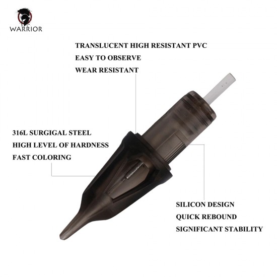 WARRIOR Nouvelles cartouches de tatouage ROUND LINER