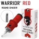 WARRIOR Red Cartucce Per Tatuaggio Round Shader