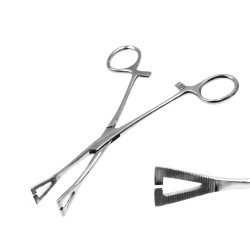 Pinza per Piercing - Forcipe Triangolo Apertura Scanalata