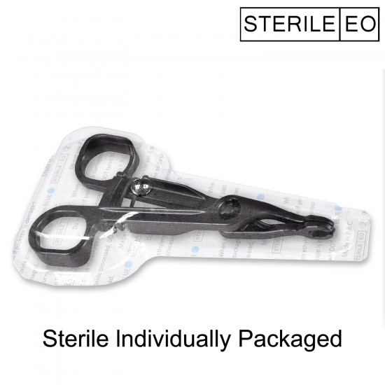 Disposable sterile forceps - Oval Slot - Single piece