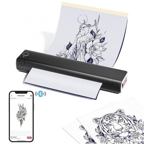 T-ST003 WARRIOR® Tattoo Stampante Termica Wireless Portable