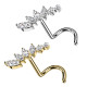 Piercing Naso con Ramo di Cristalli-Push in