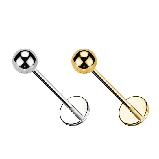 Labret Basic in Titanio – Push-In