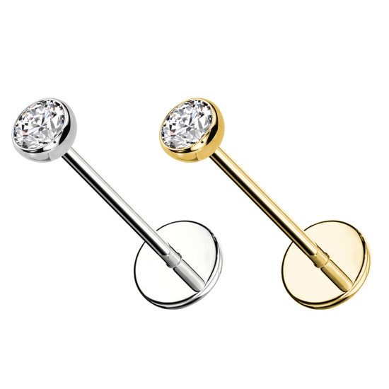 Labret Basic in Titanio – Push-In