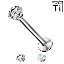 Labret con Brillantino in Titanio