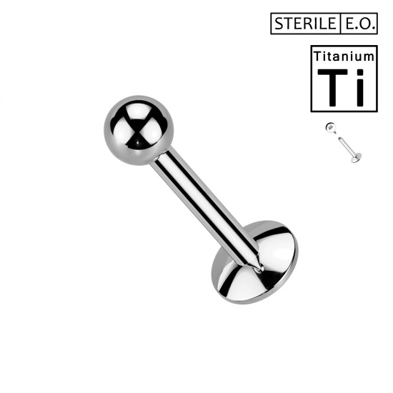 Labret de titanio estéril Φ1,2 mm interno