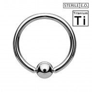 Sterile Titanium Ball Closure Ring
