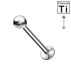 LABRET BASIC IN TITANIO-ESTERNO