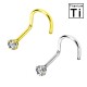Piercing Nariz Stud de Titanio con Cristal