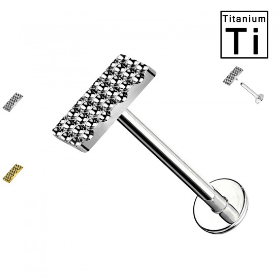 Piercing Labret in Titanio