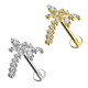 Piercing Labret con Libellula in Titanio Piercing Labret con Libellula in Titanio