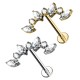 Labret-Piercing mit Titankristall