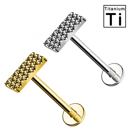 Piercing Labret in Titanio