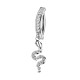 Piercing Banana Ombelico in Titanio con Serpente Pendente
