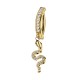 Piercing Banana Ombelico in Titanio con Serpente Pendente