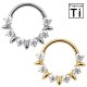 PWY-134 Cerchio Clicker in Titanio con cristalli