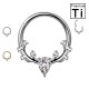 PWY-152 Piercing Cerchio Clicker in Titanio a Cervo