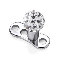 Dermal Anchor Pallina Cristallo