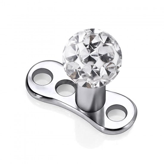 Dermal Anchor Pallina Cristallo
