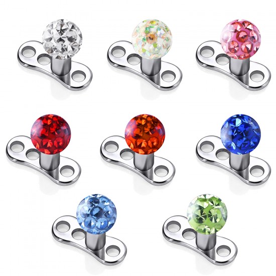 Dermal Anchor Pallina Cristallo